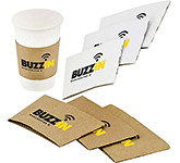 Solid Paper Cup Sleeves - 240-300ml